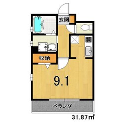 エルベコート東山七条の物件間取画像